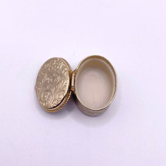 Micro Mosaic Millefiori Gilded Italian Pill Box - Picture 6 of 8